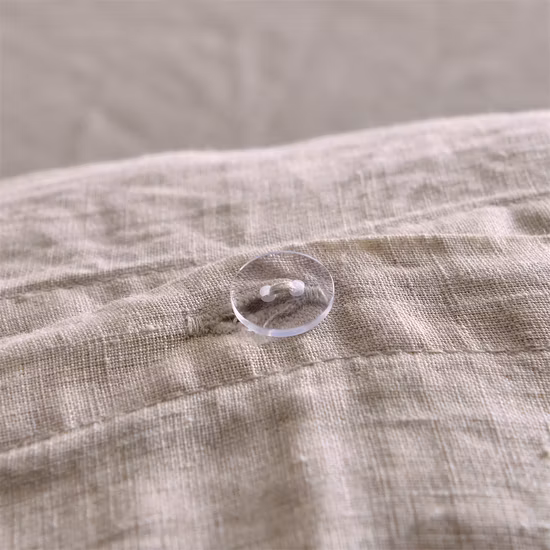 Ensembles de draps en lin français de couleur naturelle, lavage super doux